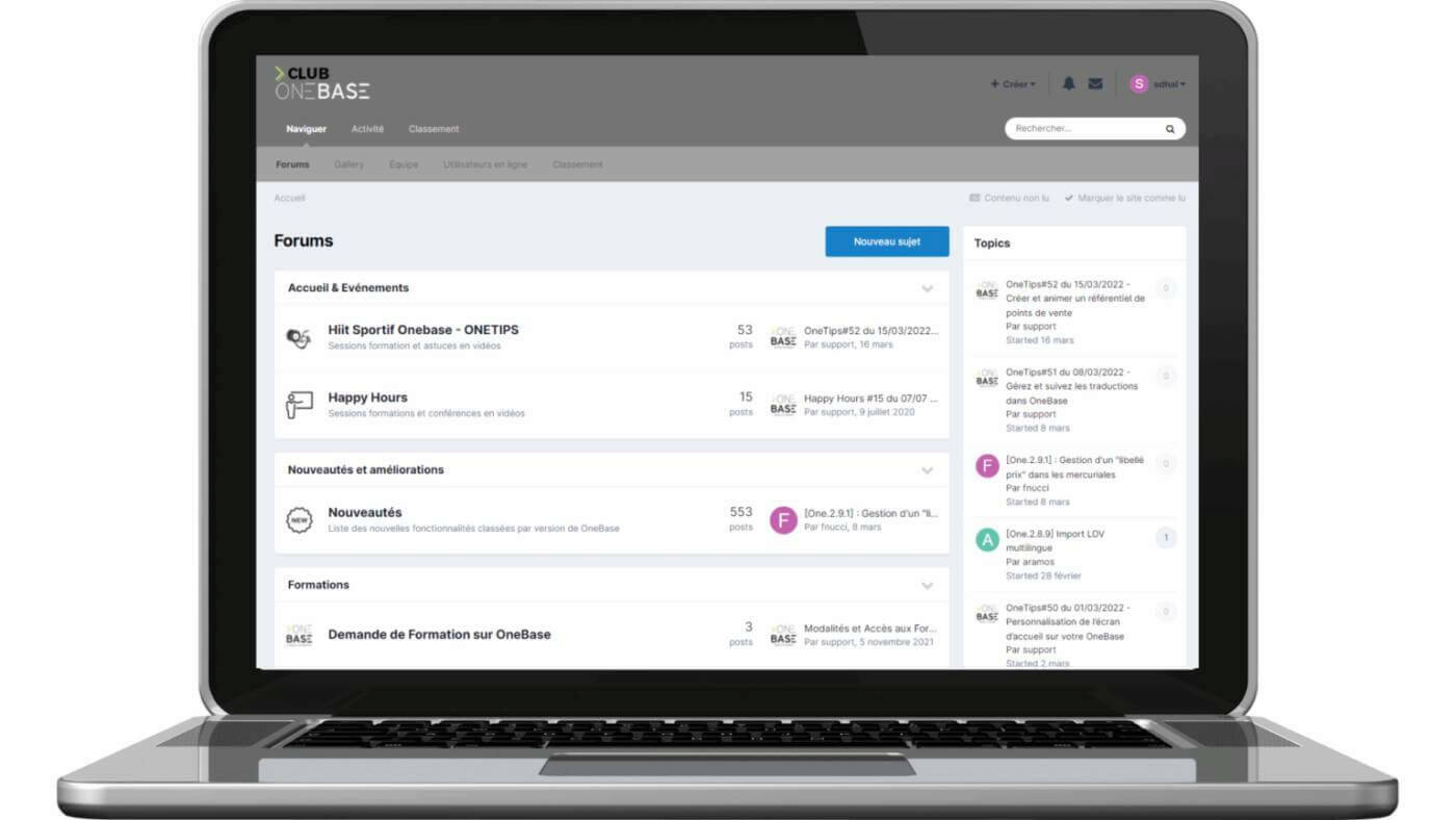 Formations solution PIM OneBase