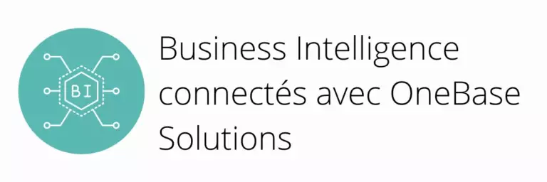 Intégration BI Business Intelligence avec le logiciel PIM