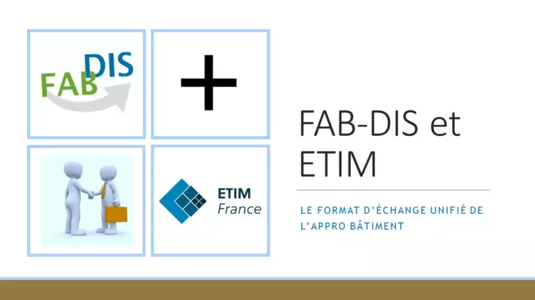 Créer fichier Fab-Dis et ETIM | OneBase